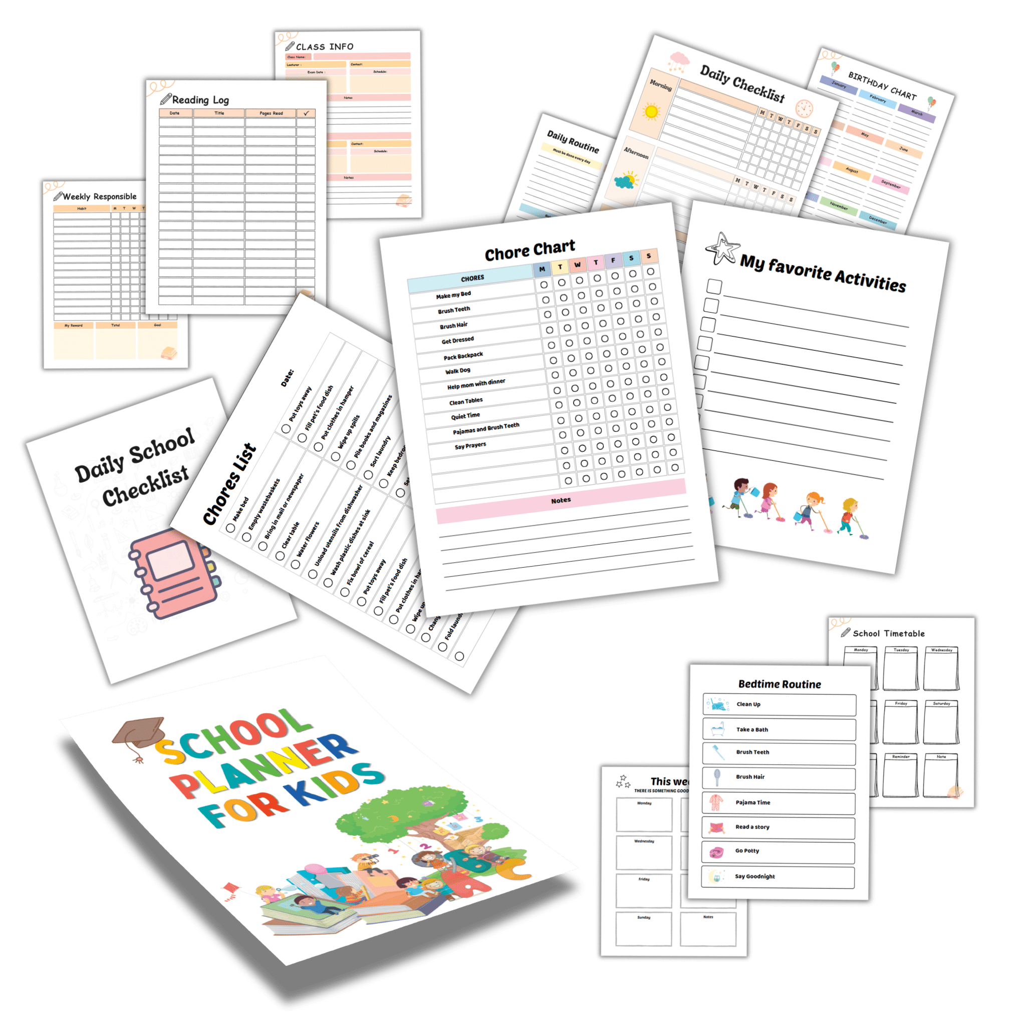 All - In - One Learning Bundle for Kids (Ages 3–9) - My Kids Printables