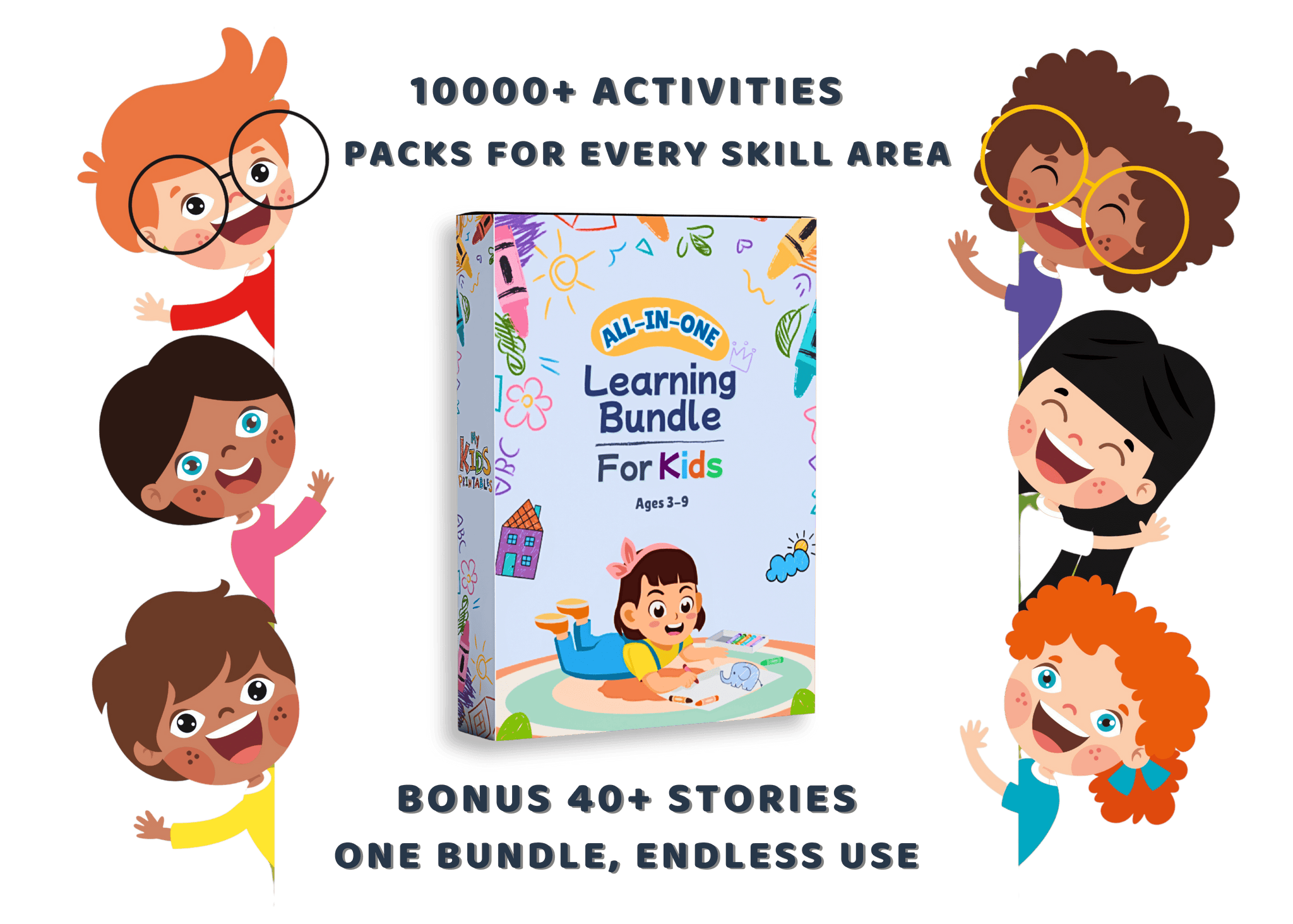 All - In - One Learning Bundle for Kids (Ages 3–9) - My Kids Printables